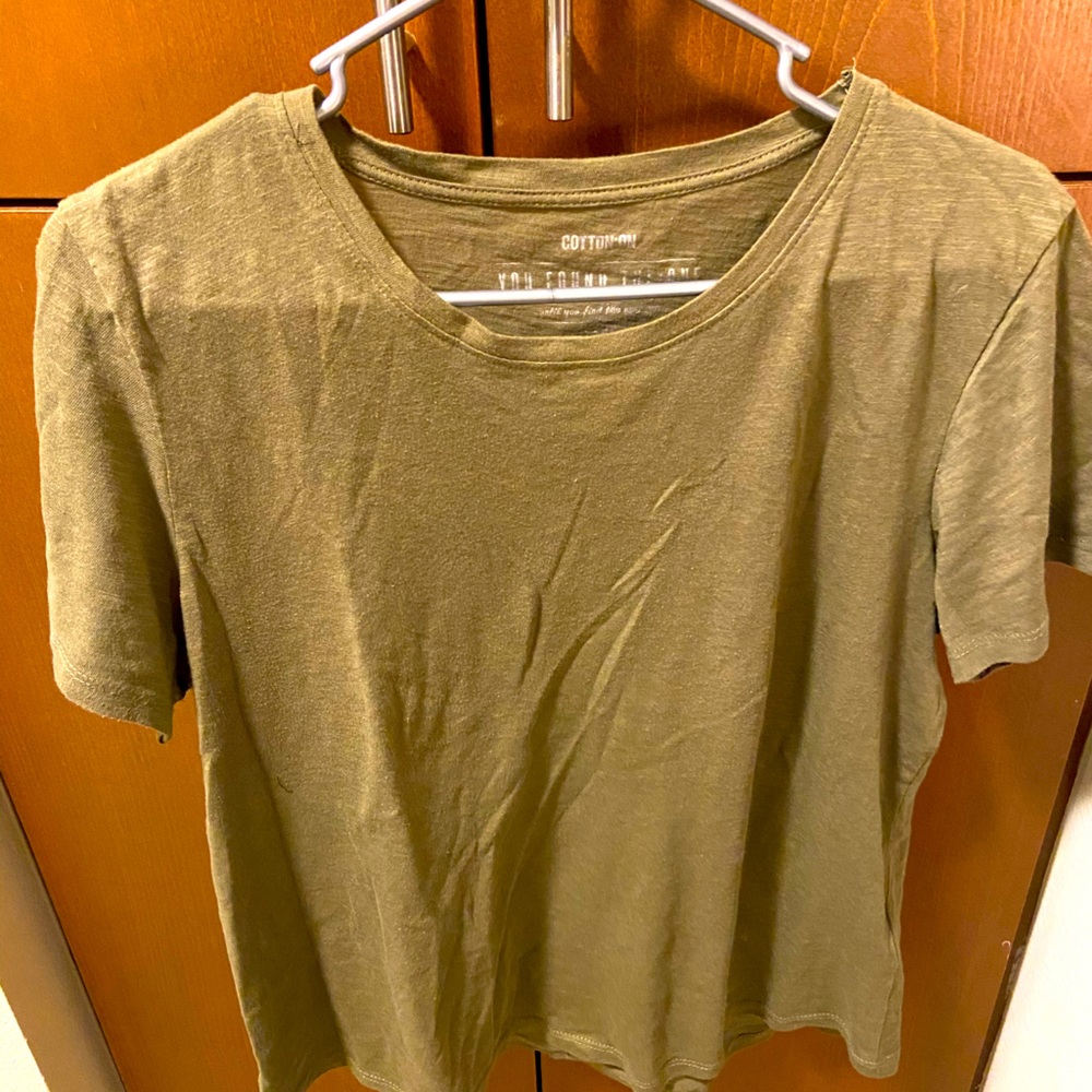 Cotton On Green Basic Tee